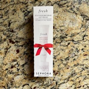 Fresh Soy Face Cleanser and Rose Face Mask